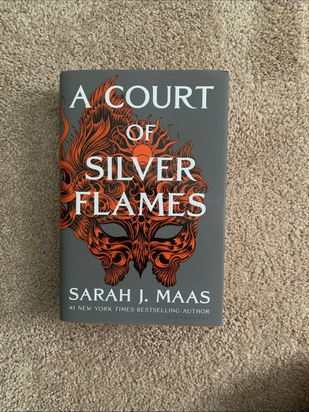 A Court of Silver Flames hardback